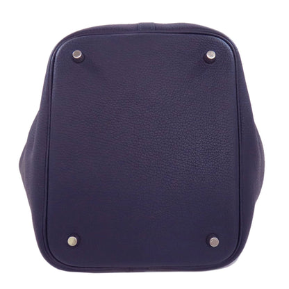 HERMES Picotin Lock MM SilverHardware Handbag Taurillon Clemence Ladies [Used]