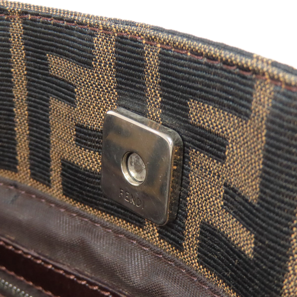 FENDI Zucca pattern Handbag Canvas Ladies [Used]