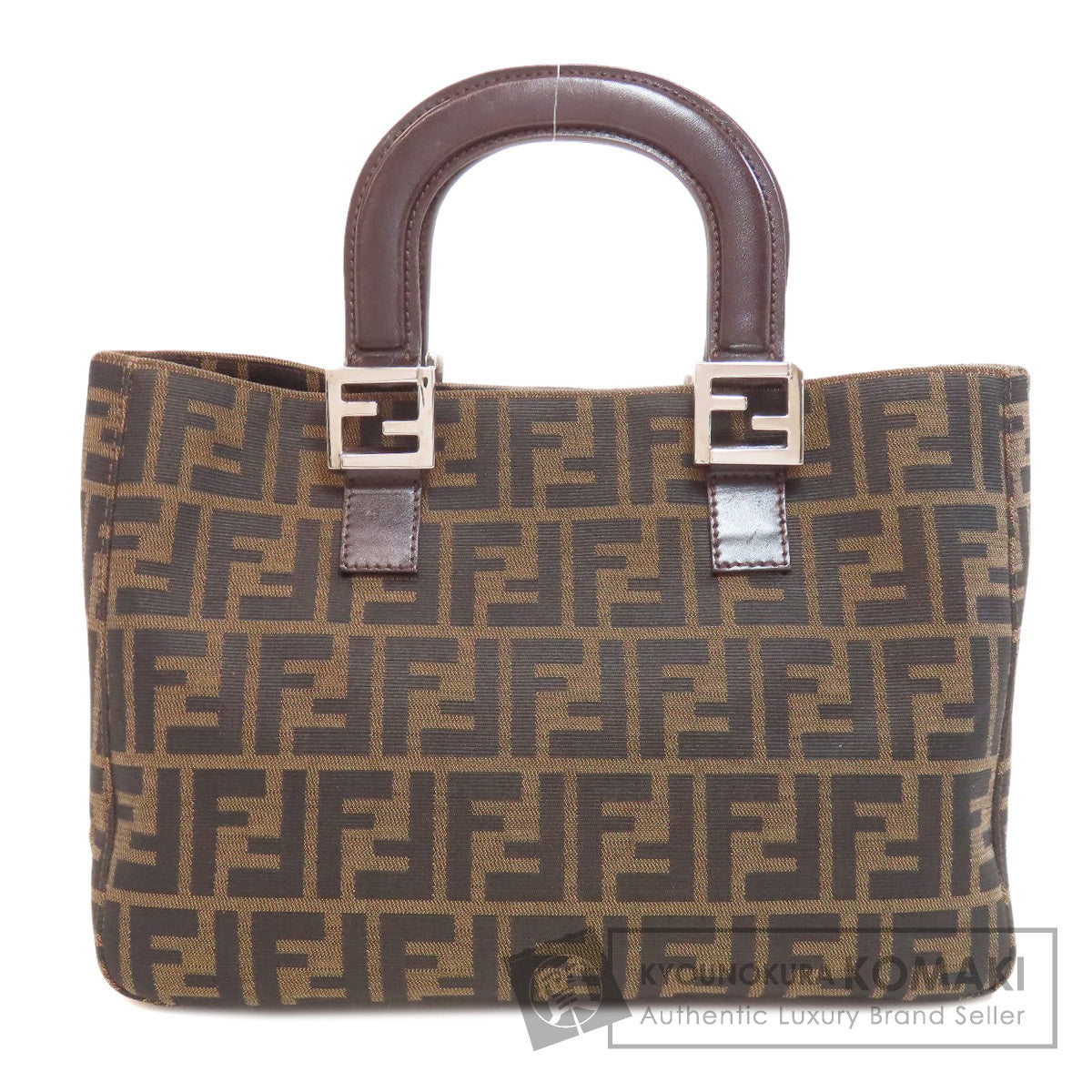 FENDI Zucca pattern Handbag Canvas Ladies [Used]