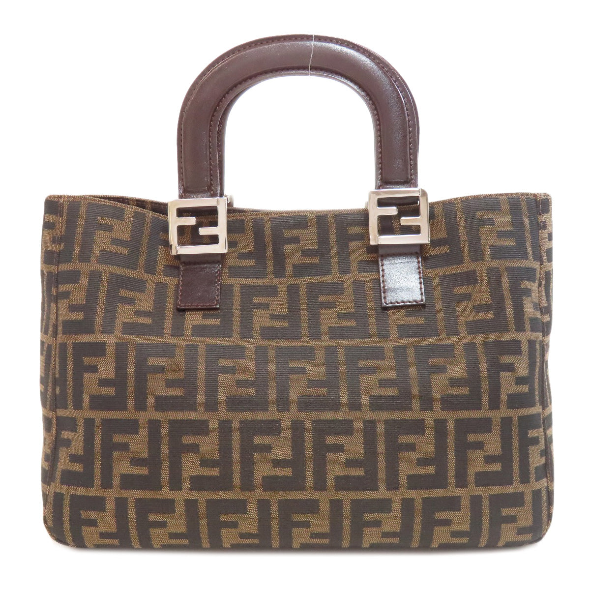 FENDI Zucca pattern Handbag Canvas Ladies [Used]