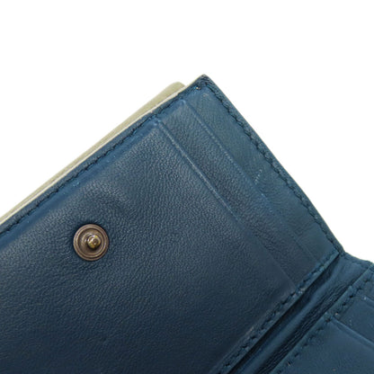 BOTTEGA VENETA Compact Wallet Intrecciato Bifold Wallet with Coin Pocket Calf Ladies [Used]