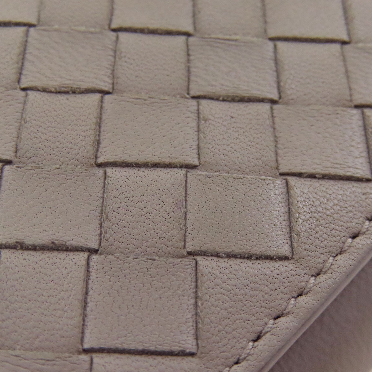 BOTTEGA VENETA Compact Wallet Intrecciato Bifold Wallet with Coin Pocket Calf Ladies [Used]