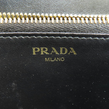 PRADA Zip Around Long wallet (with coin pocket) Leather Ladies [Used]
