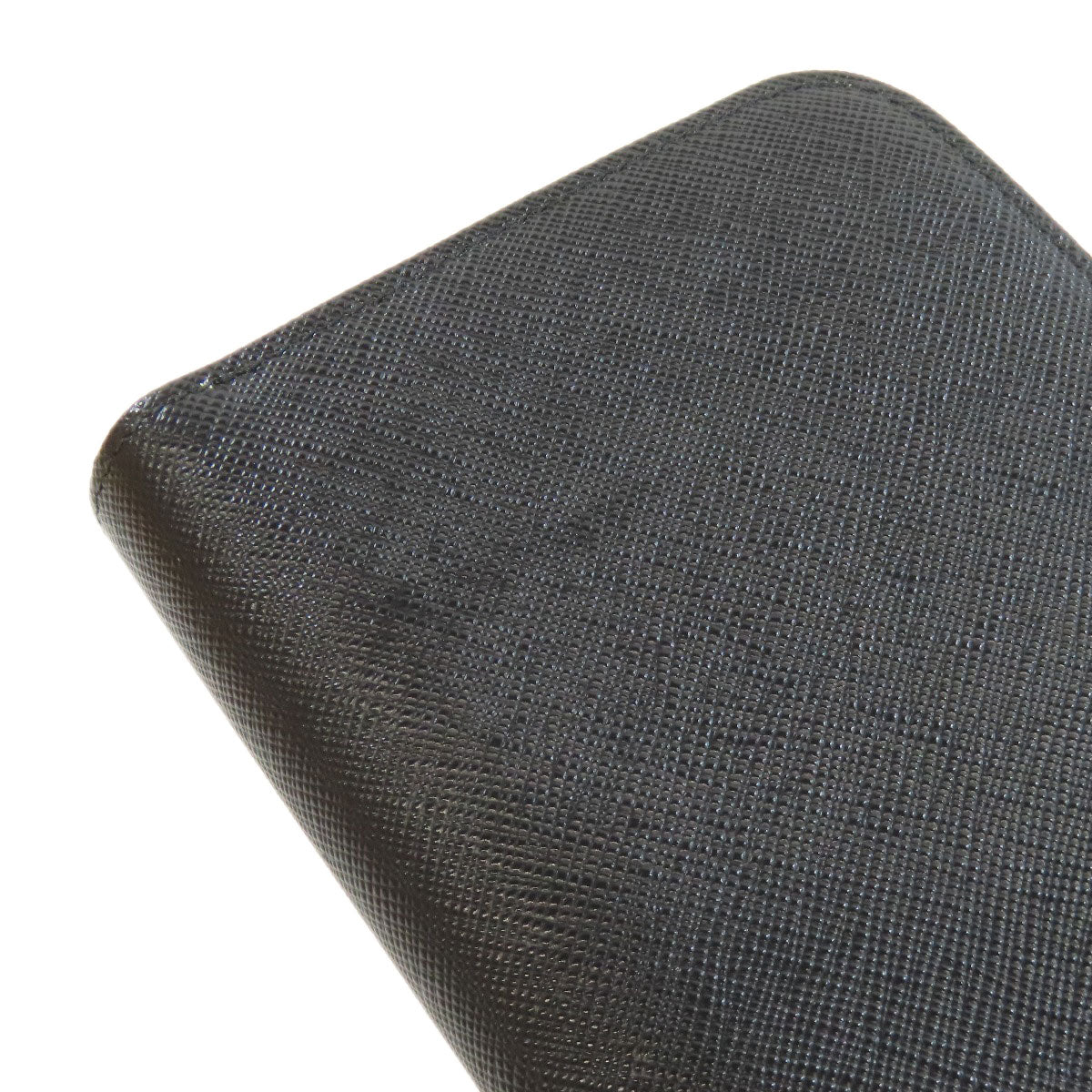 PRADA Logo Hardware Long wallet (with coin pocket) Leather Ladies [Used]