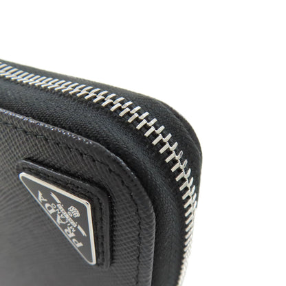 PRADA Logo Hardware Long wallet (with coin pocket) Leather Ladies [Used]