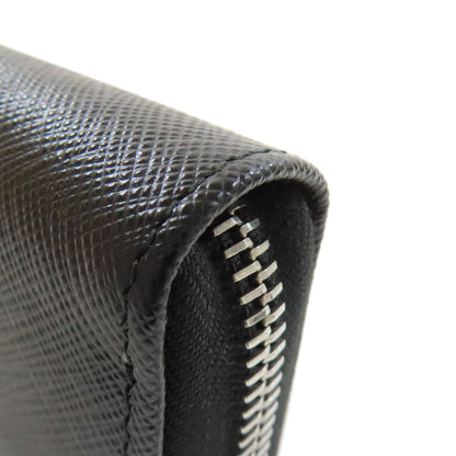 PRADA Logo Hardware Long wallet (with coin pocket) Leather Ladies [Used]