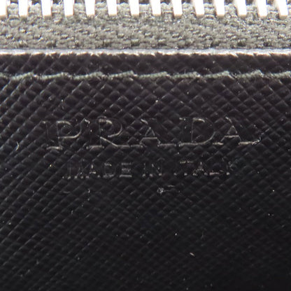 PRADA Logo Hardware Long wallet (with coin pocket) Leather Ladies [Used]