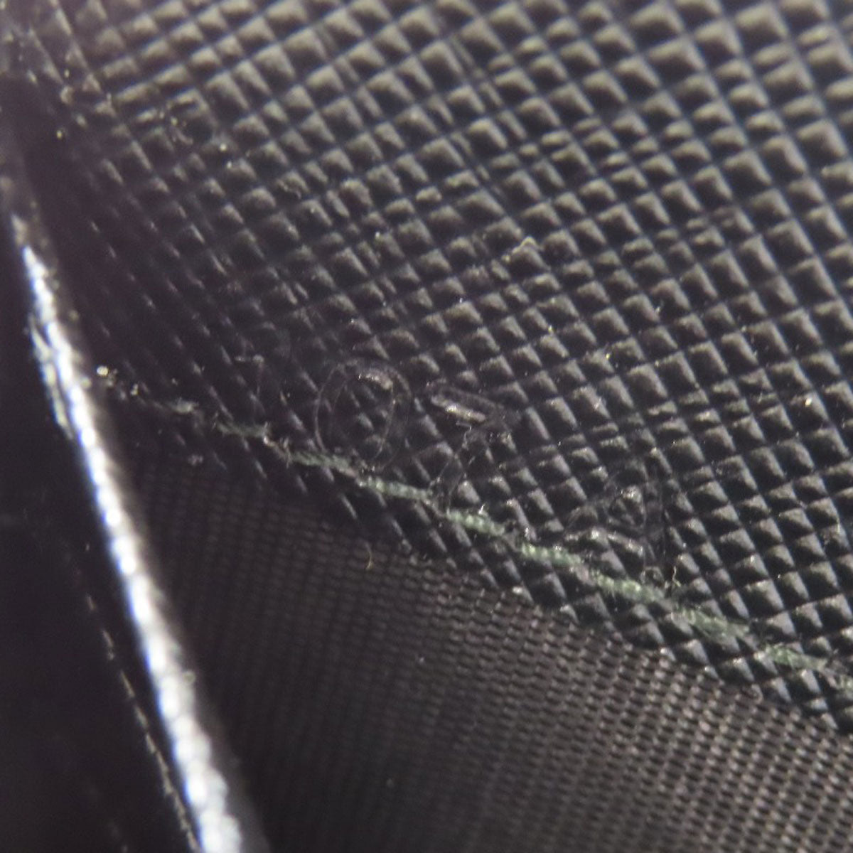 PRADA Logo Hardware Long wallet (with coin pocket) Leather Ladies [Used]