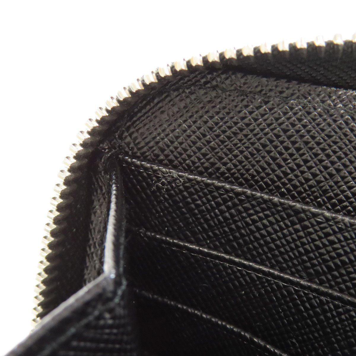 PRADA Logo Hardware Long wallet (with coin pocket) Leather Ladies [Used]