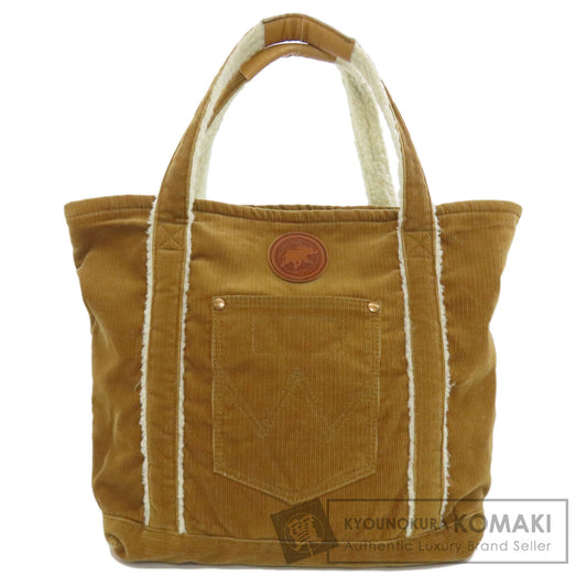HUNTING WORLD logo Tote Bag Corduroy Ladies [Used]