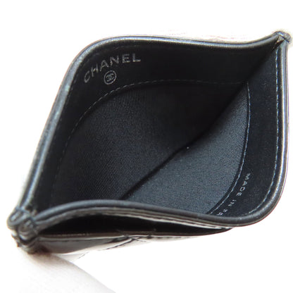 CHANEL   Card Case Matelasse COCO Mark SilverHardware Patent leather Ladies