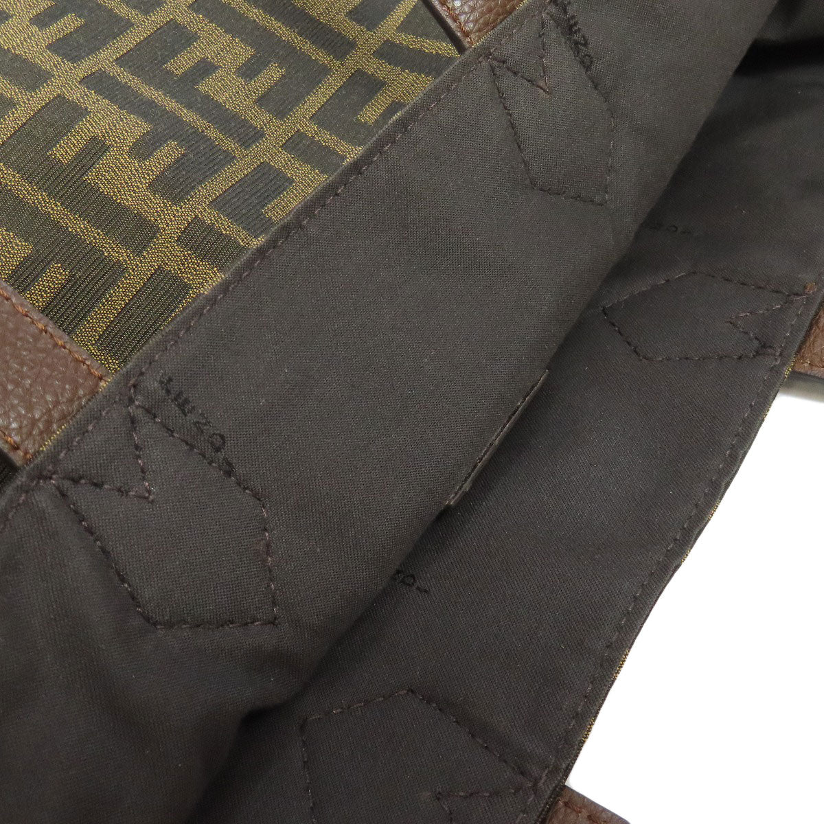 FENDI Zucca pattern Tote Bag Canvas Ladies [Used]