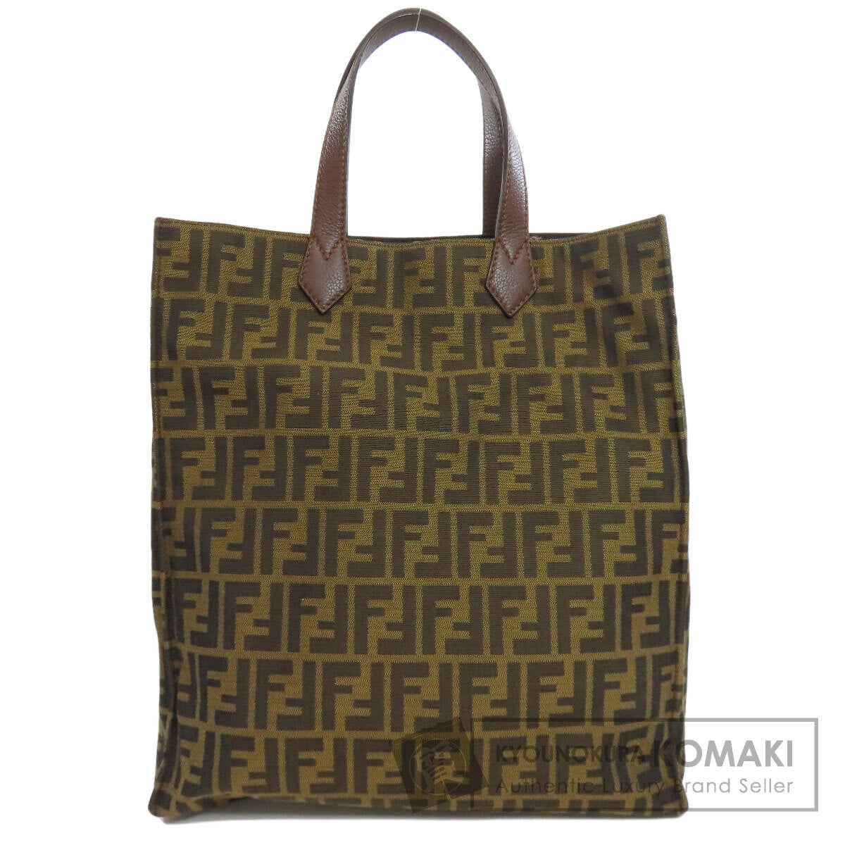 FENDI Zucca pattern Tote Bag Canvas Ladies [Used]
