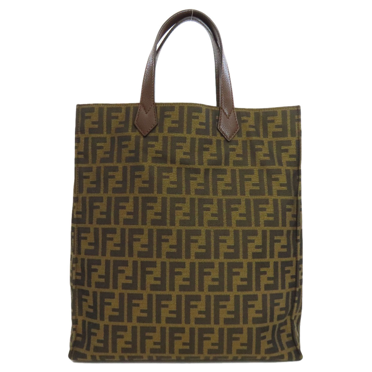 FENDI Zucca pattern Tote Bag Canvas Ladies [Used]