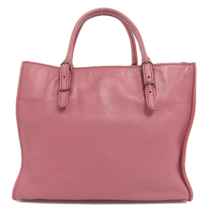 BALENCIAGA 305572 Paper Bag Mini 2WAY Handbag Calf Ladies [Used]