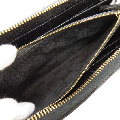 GUCCI 700484 Zip Around Horsebit Long wallet (with coin pocket) Leather Ladies [Used]