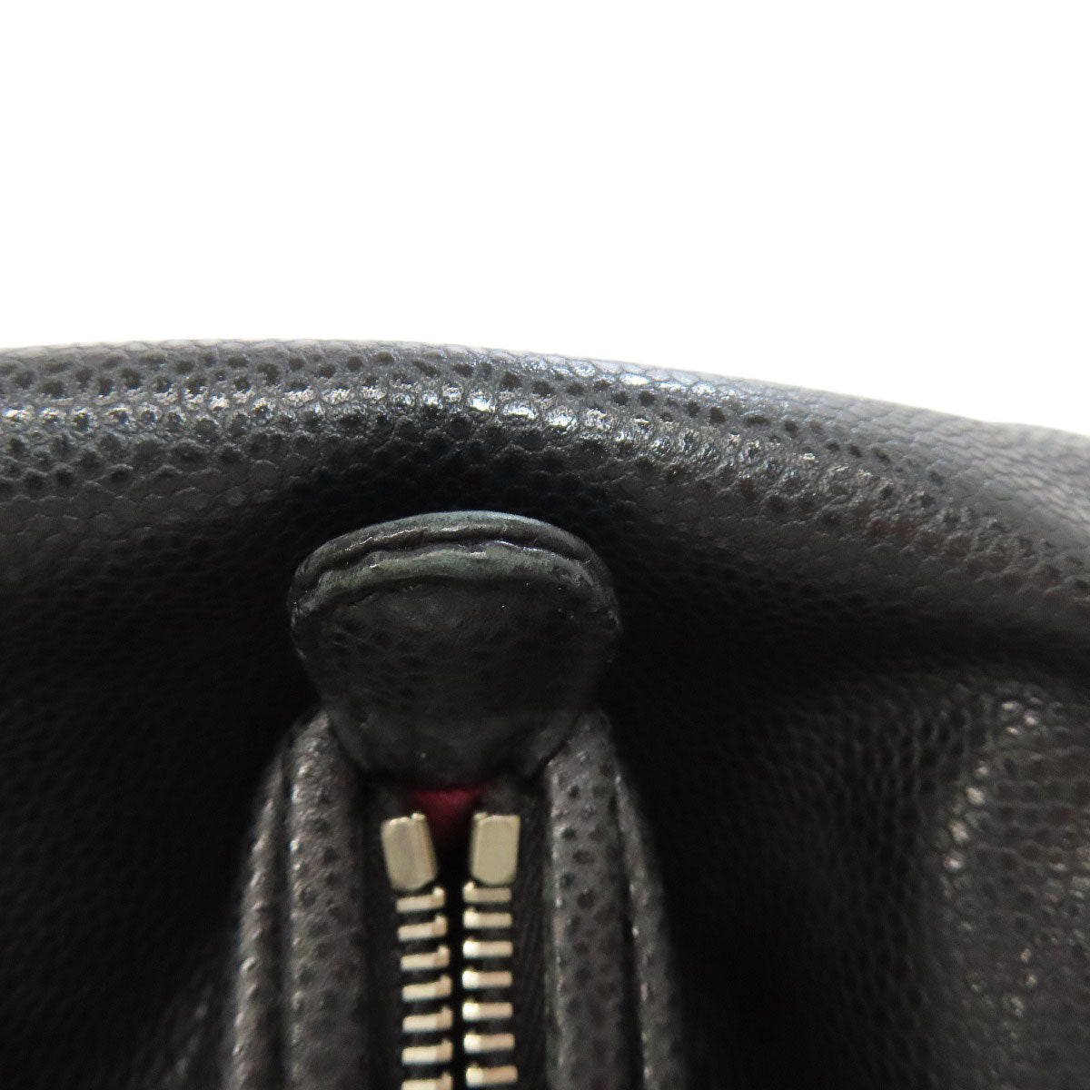 CHANEL Matelasse SilverHardware Tote Bag Grained Calfskin Skin Ladies [Used]