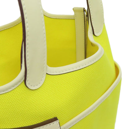 HERMES Picotin Lock Cargo PM SilverHardware Handbag Canvas Ladies [Used]