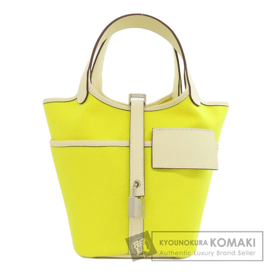 HERMES Picotin Lock Cargo PM SilverHardware Handbag Canvas Ladies [Used]