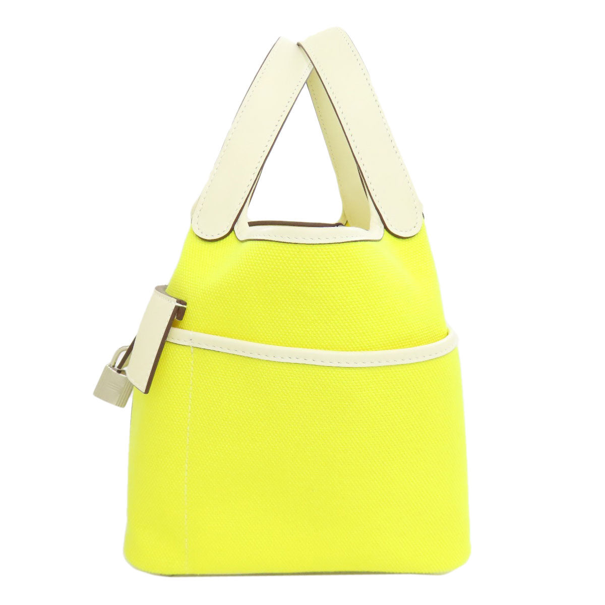 HERMES Picotin Lock Cargo PM SilverHardware Handbag Canvas Ladies [Used]