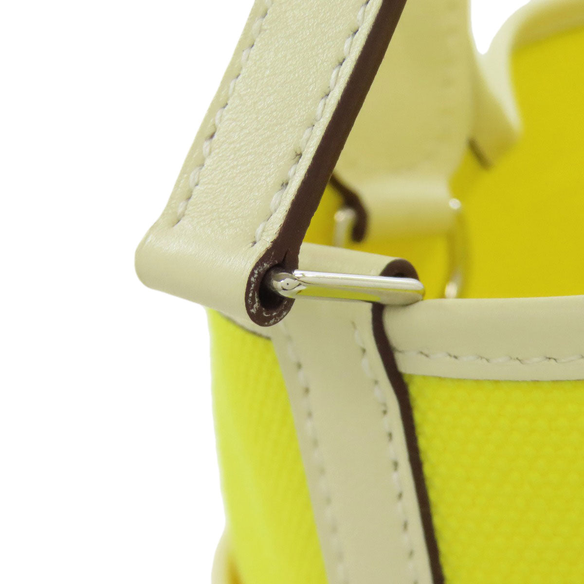 HERMES Picotin Lock Cargo PM SilverHardware Handbag Canvas Ladies [Used]