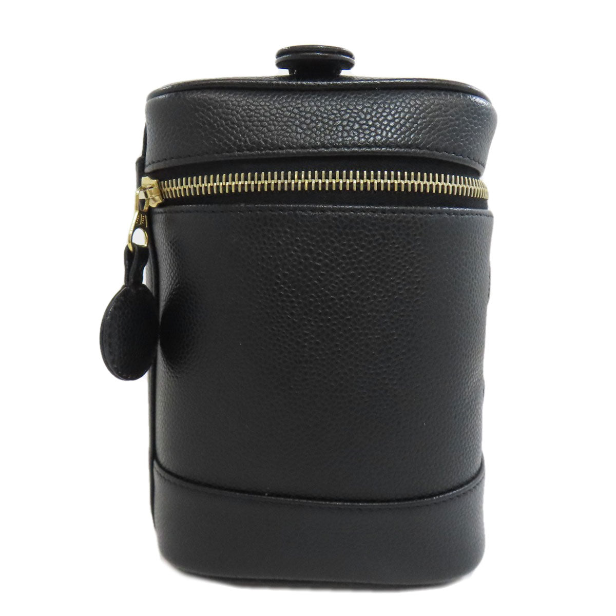 CHANEL Vanity GoldHardware Tote Bag Grained Calfskin Skin Ladies [Used]