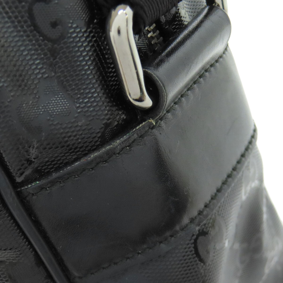 GUCCI 211107 GG implementation Shoulder Bag PVC Ladies [Used]