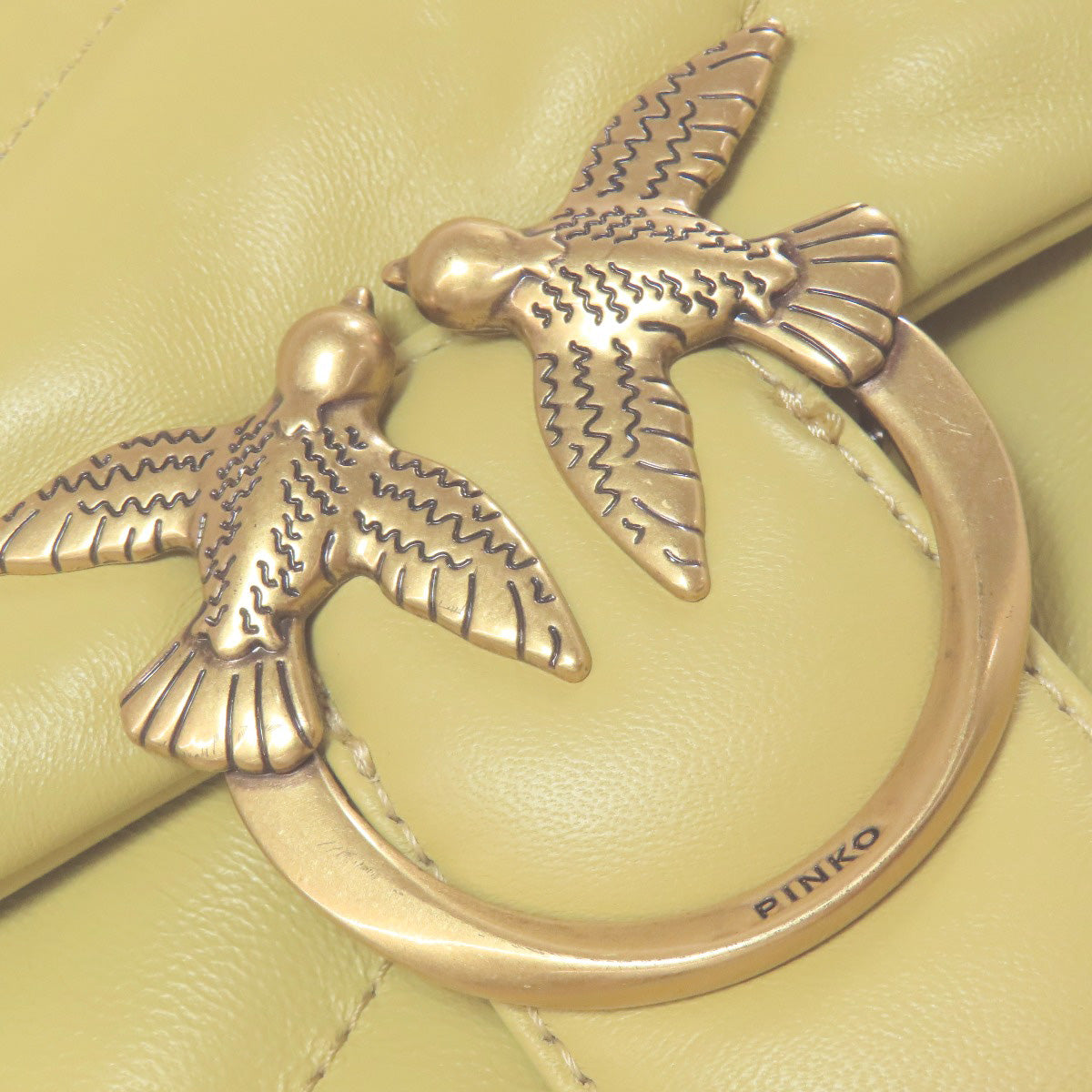 SELECT BAG PINKO Love bag Shoulder Bag Leather Ladies [Used]
