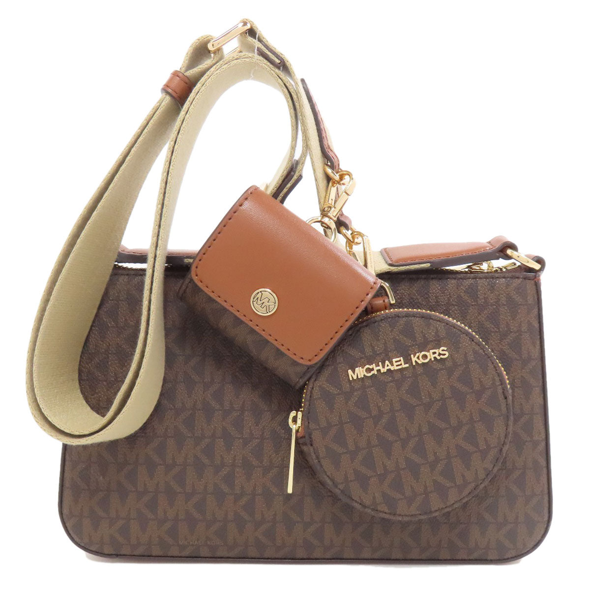 Michael Kors MK signature Shoulder Bag PVC Ladies [Used]