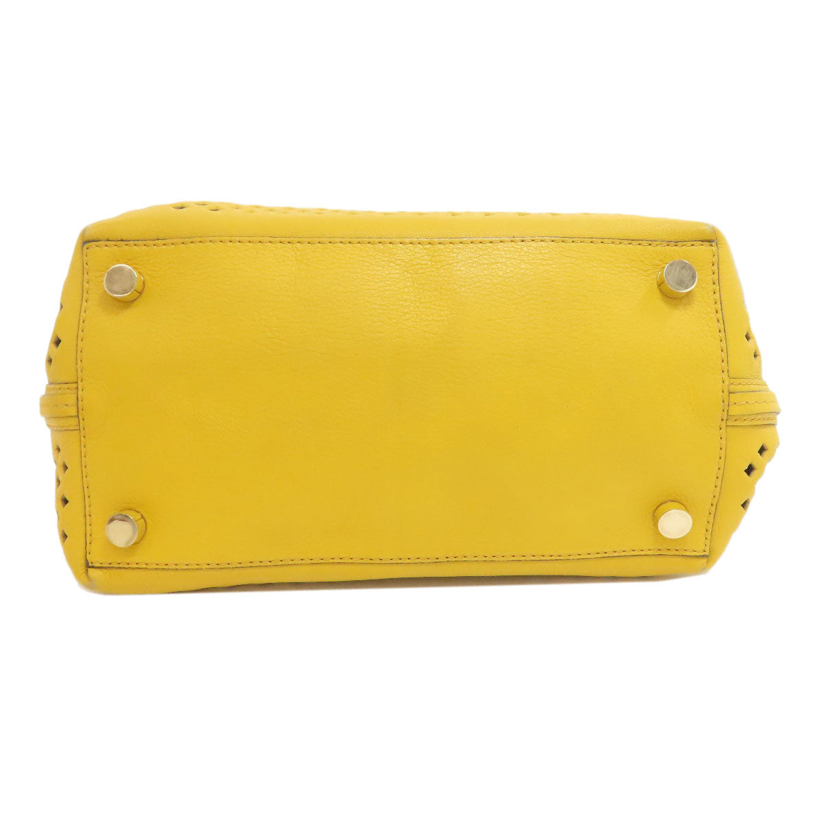 BALLY Punching 2WAY Handbag Leather Ladies [Used]