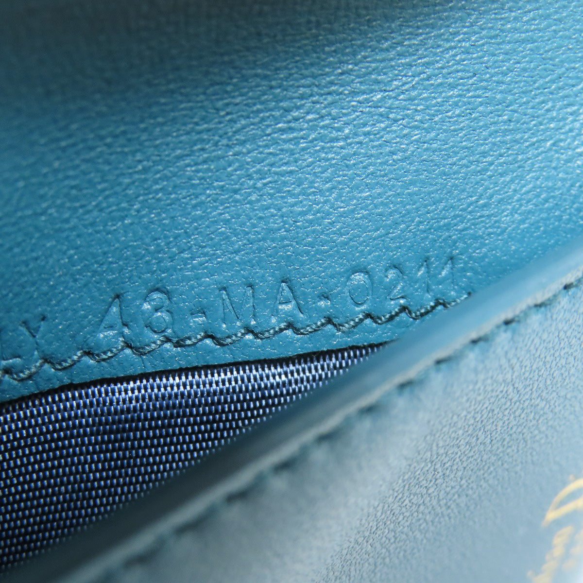 CHRISTIAN DIOR Saddle Lotus wallet Bifold Wallet with Coin Pocket Calf Ladies [Used]