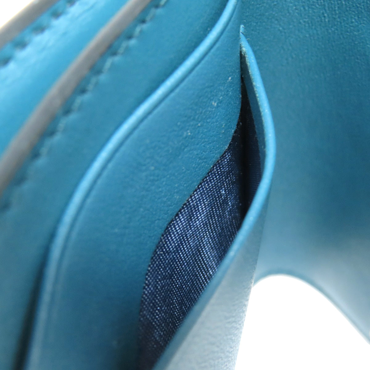 CHRISTIAN DIOR Saddle Lotus wallet Bifold Wallet with Coin Pocket Calf Ladies [Used]