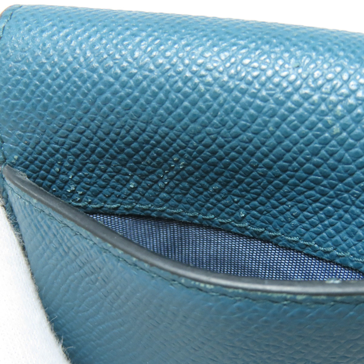 CHRISTIAN DIOR Saddle Lotus wallet Bifold Wallet with Coin Pocket Calf Ladies [Used]