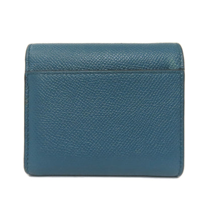 CHRISTIAN DIOR Saddle Lotus wallet Bifold Wallet with Coin Pocket Calf Ladies [Used]