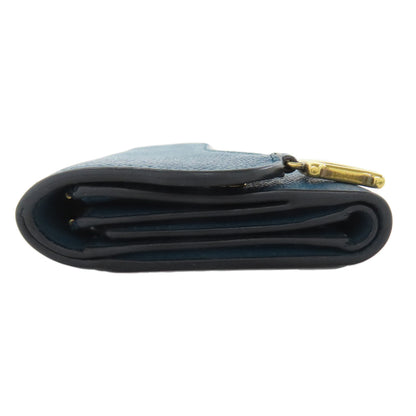 CHRISTIAN DIOR Saddle Lotus wallet Bifold Wallet with Coin Pocket Calf Ladies [Used]