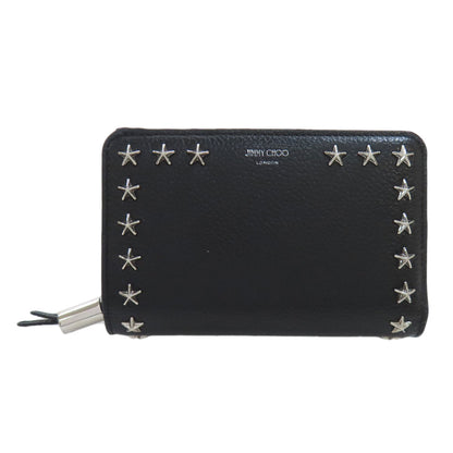 Jimmy Choo   Star motif studs Bifold Wallet with Coin Pocket  Leather Ladies [Used]