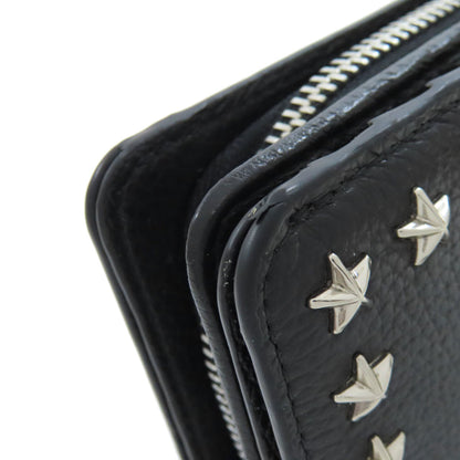 Jimmy Choo   Star motif studs Bifold Wallet with Coin Pocket  Leather Ladies [Used]