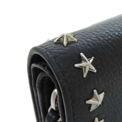 Jimmy Choo   Star motif studs Bifold Wallet with Coin Pocket  Leather Ladies [Used]