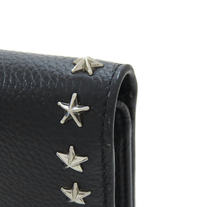 Jimmy Choo   Star motif studs Bifold Wallet with Coin Pocket  Leather Ladies [Used]