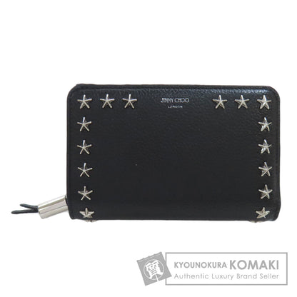 Jimmy Choo   Star motif studs Bifold Wallet with Coin Pocket  Leather Ladies [Used]