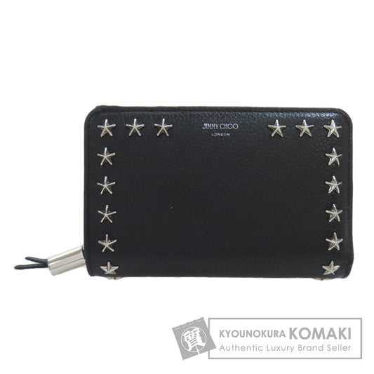 Jimmy Choo   Star motif studs Bifold Wallet with Coin Pocket  Leather Ladies [Used]