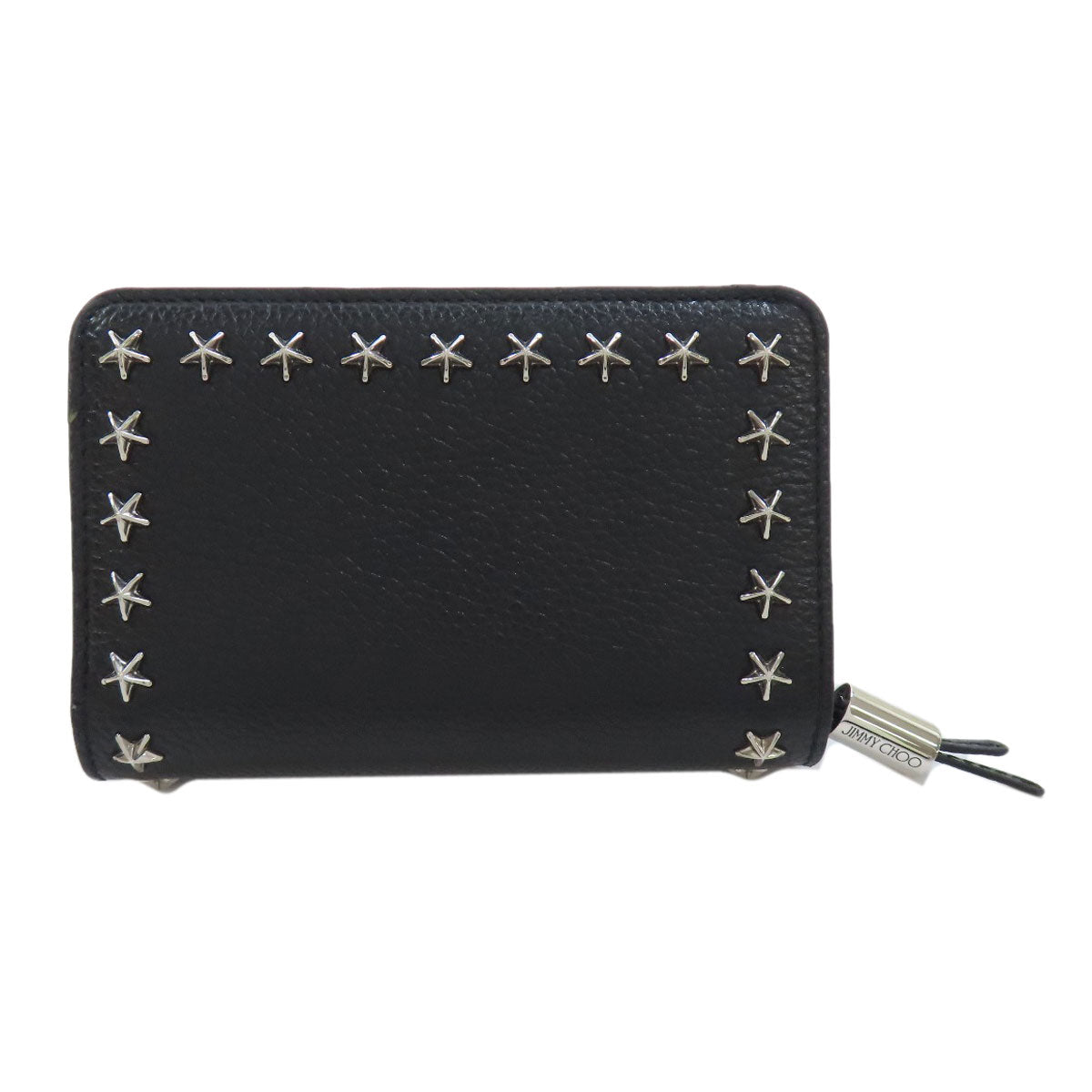 Jimmy Choo   Star motif studs Bifold Wallet with Coin Pocket  Leather Ladies [Used]