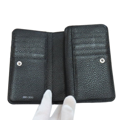 Jimmy Choo   Star motif studs Bifold Wallet with Coin Pocket  Leather Ladies [Used]