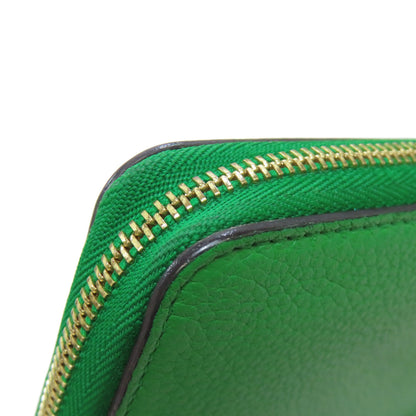 CELINE logo Long wallet (with coin pocket) Leather Ladies [Used]