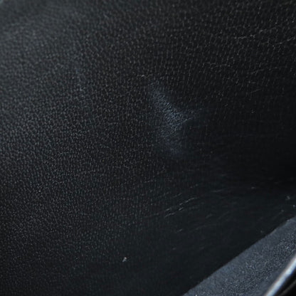 CELINE logo Long wallet (with coin pocket) Leather Ladies [Used]