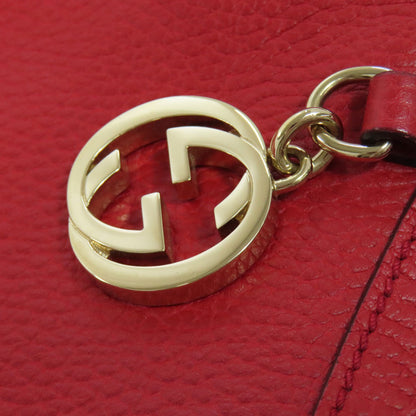 GUCCI 449711 Interlocking G outlet Handbag Leather Ladies [Used]