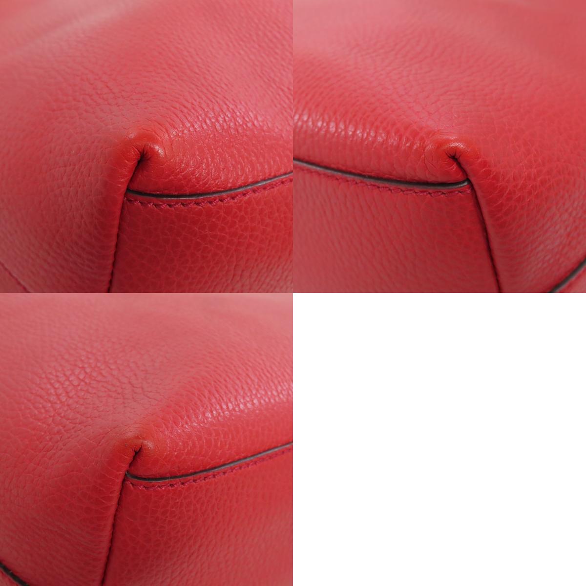 GUCCI 449711 Interlocking G outlet Handbag Leather Ladies [Used]