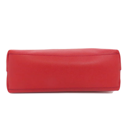 GUCCI 449711 Interlocking G outlet Handbag Leather Ladies [Used]