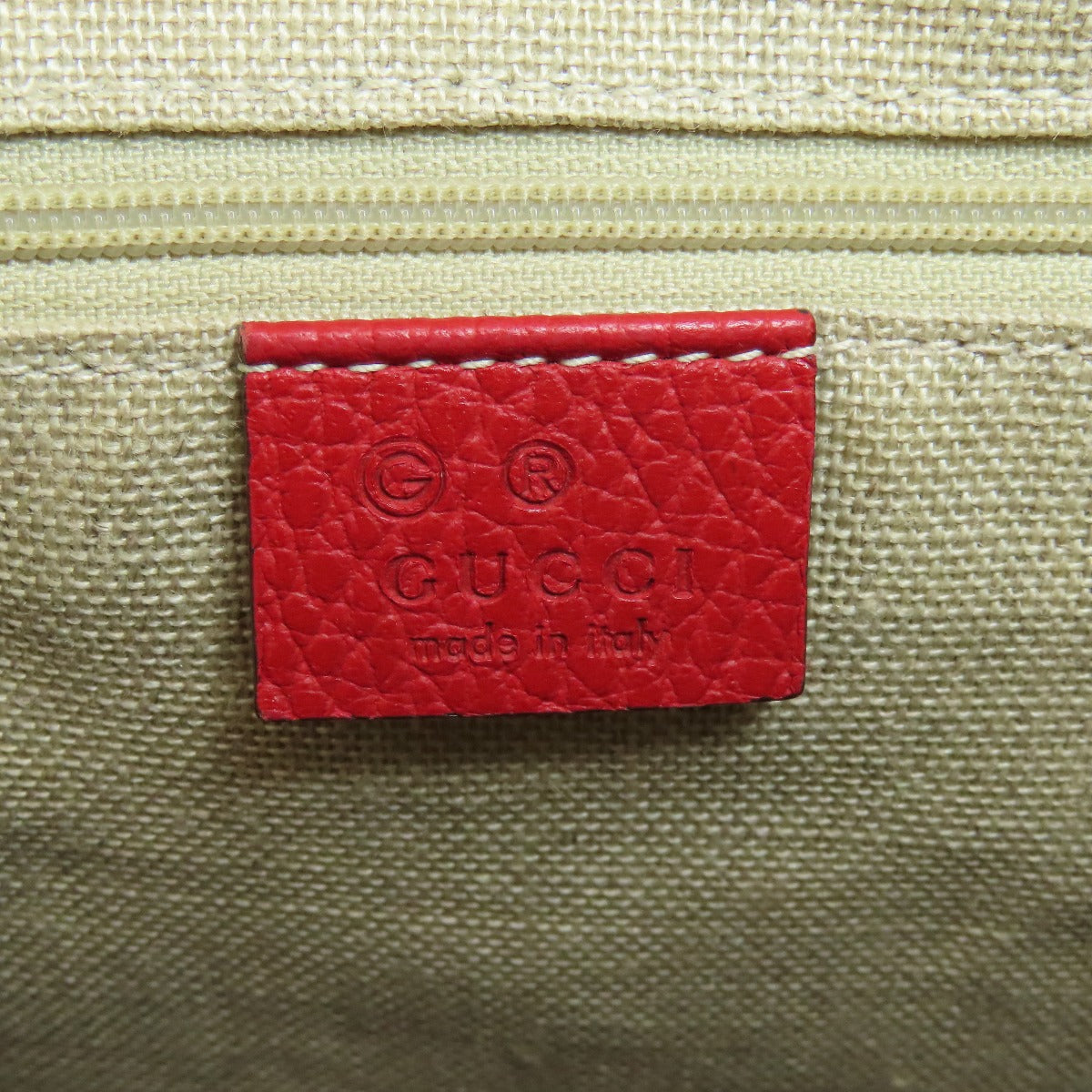 GUCCI 449711 Interlocking G outlet Handbag Leather Ladies [Used]