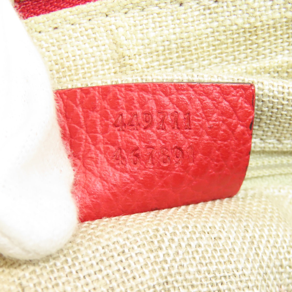 GUCCI 449711 Interlocking G outlet Handbag Leather Ladies [Used]